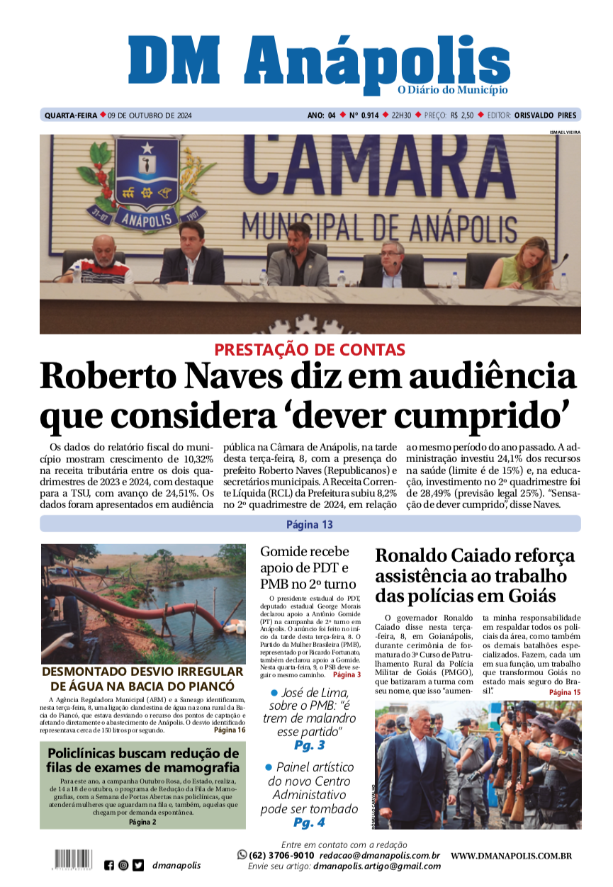 Capa da edição